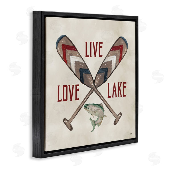Stupell Industries Elizabeth Medley | Live Love Lake Oars