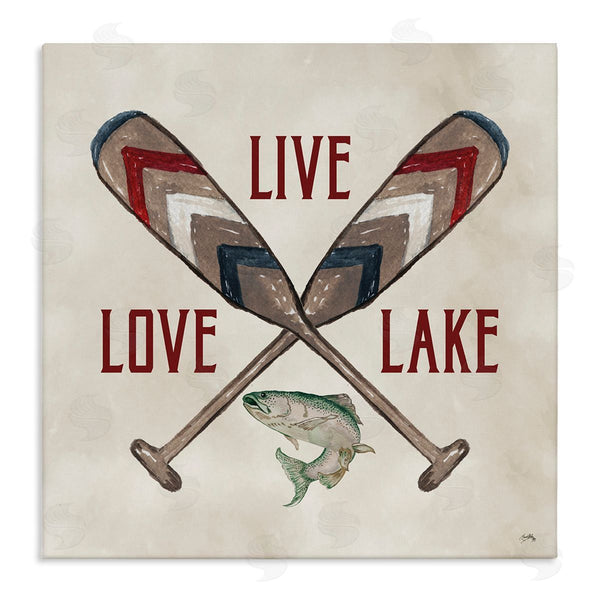 stupell industries Elizabeth Medley | Live Love Lake Oars