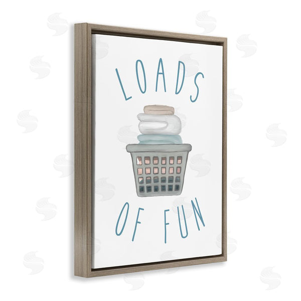 Stupell Industries Elizabeth Medley | Loads Of Fun Laundry Basket Wall Art