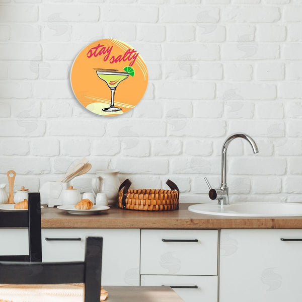 Stupell Industries Elizabeth Medley | Orange Stay Salty Martini Wall Art