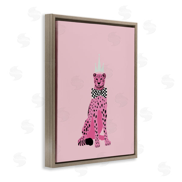 Stupell Industries Elizabeth Medley | Pink Cheetah King Wall Art