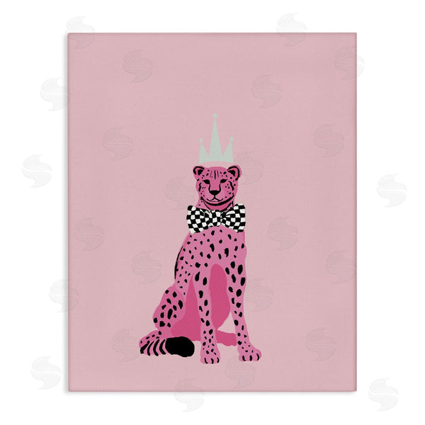 stupell industries Elizabeth Medley | Pink Cheetah King Wall Art