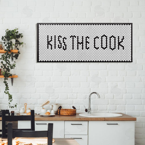 Stupell Industries Elizabeth Medley | Retro Kiss The Cook Wall Art