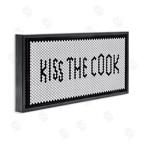 Stupell Industries Elizabeth Medley | Retro Kiss The Cook Wall Art