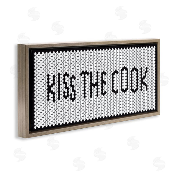Stupell Industries Elizabeth Medley | Retro Kiss The Cook Wall Art