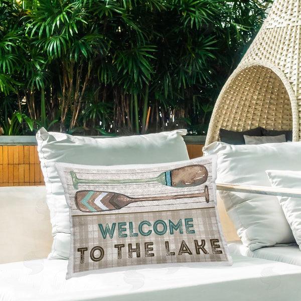 Stupell Industries Elizabeth Medley | Rustic Welcome Lake Oars