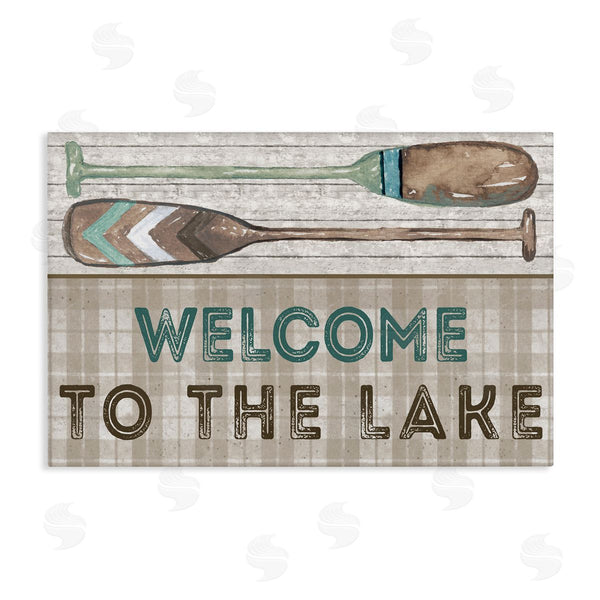 stupell industries Elizabeth Medley | Rustic Welcome Lake Oars