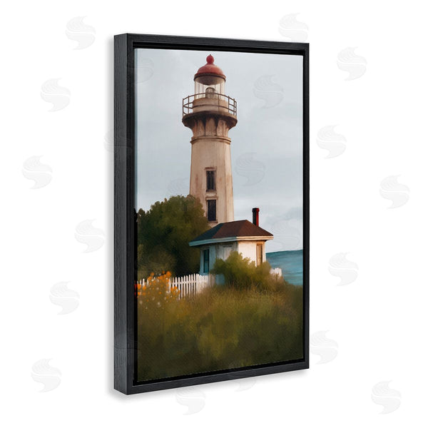 Stupell Industries Elizabeth Medley | Scenic Summer Lighthouse View Wall Art