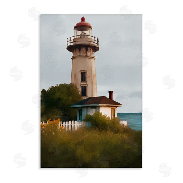 stupell industries Elizabeth Medley | Scenic Summer Lighthouse View Wall Art