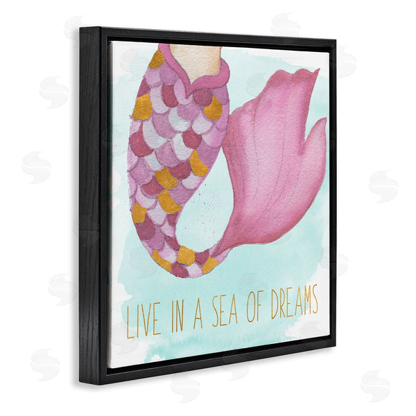 Stupell Industries Elizabeth Medley | Sea Of Dreams Mermaid Wall Art