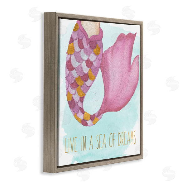 Stupell Industries Elizabeth Medley | Sea Of Dreams Mermaid Wall Art