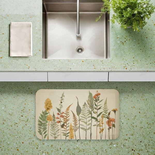 Stupell Industries Elizabeth Medley | Simple Fall Botanics Anti-Fatigue Mat