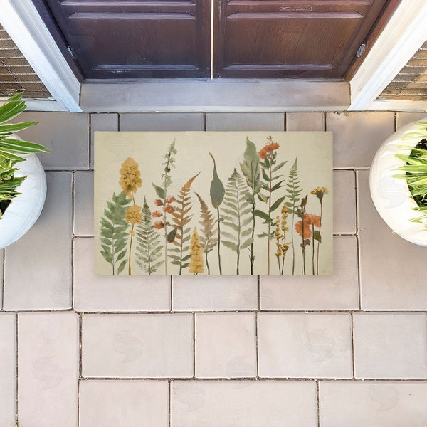 Stupell Industries Elizabeth Medley | Simple Fall Botanics Non-Woven Door Mat