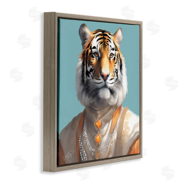 Stupell Industries Elizabeth Medley | Sir Prince Tiger Wall Art