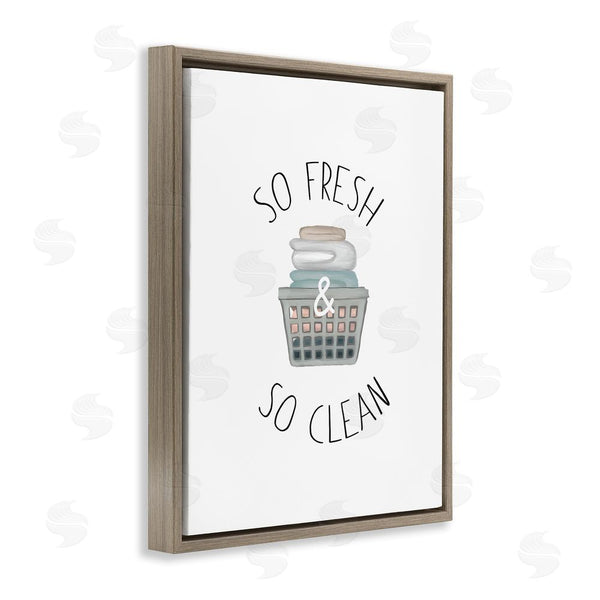 Stupell Industries Elizabeth Medley | So Fresh Laundry Basket Wall Art