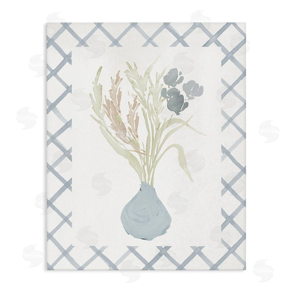 stupell industries Elizabeth Medley | Soft Blue Anna Bouquet Wall Art