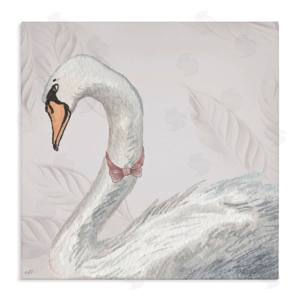 stupell industries Elizabeth Medley | Soft Classic Swan & Bow Wall Art