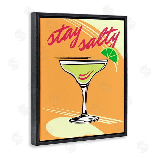 Stupell Industries Elizabeth Medley | Stay Salty Cocktail Wall Art