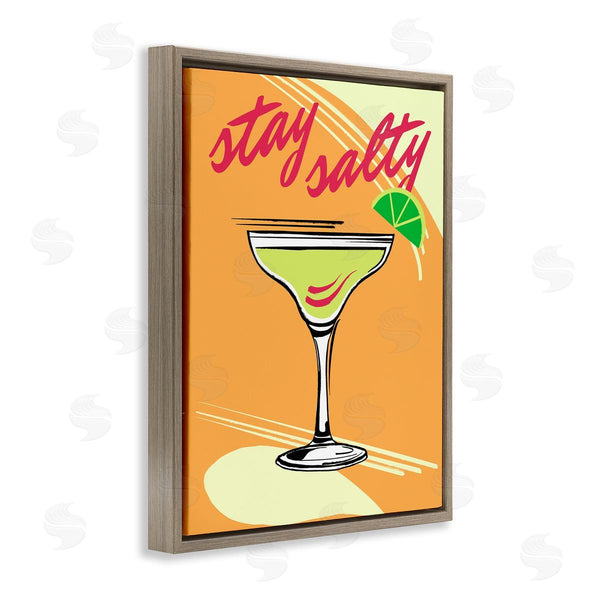 Stupell Industries Elizabeth Medley | Stay Salty Cocktail Wall Art