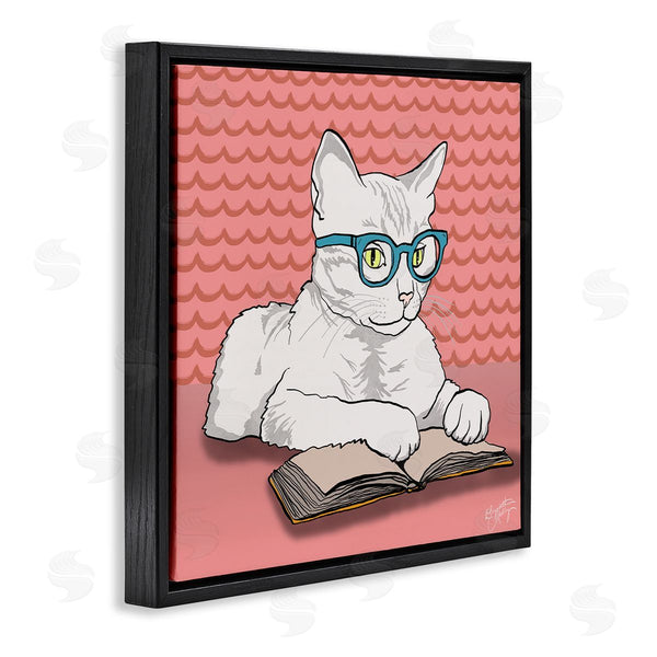 Stupell Industries Elizabeth Medley | Studious Cat Reading