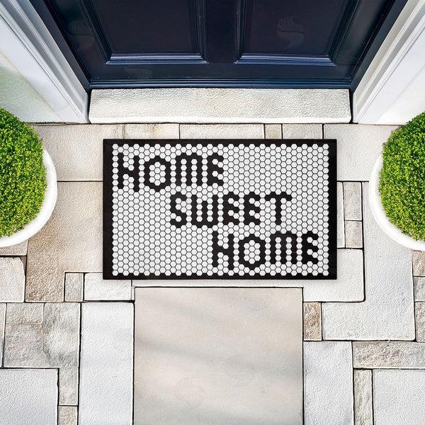 Stupell Industries Elizabeth Medley | Sweet Home Mosaic Pattern Non-Woven Door Mat
