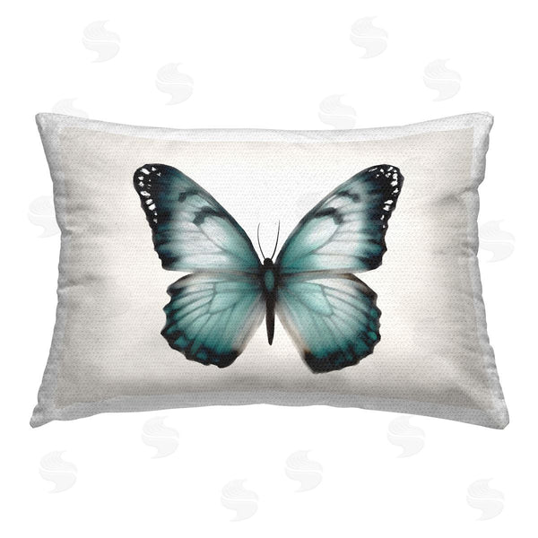 Stupell Industries Elizabeth Medley | Teal Symmetrical Butterfly