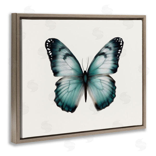 Stupell Industries Elizabeth Medley | Teal Symmetrical Butterfly Wall Art