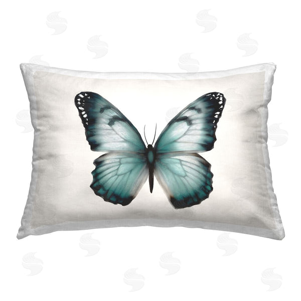 stupell industries Elizabeth Medley | Teal Symmetrical Butterfly
