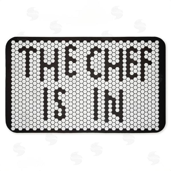 stupell industries Elizabeth Medley | The Chef Is In Mosaic Anti-Fatigue Mat