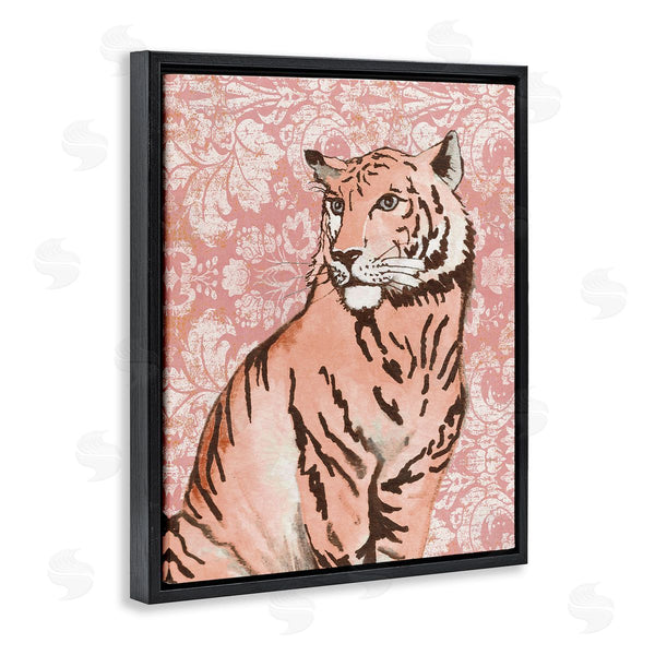 Stupell Industries Elizabeth Medley | Tiger With Vintage Pattern Wall Art