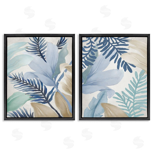 Stupell Industries Elizabeth Medley | Tropical Flower Petal Leaf Sprigs Wall Art