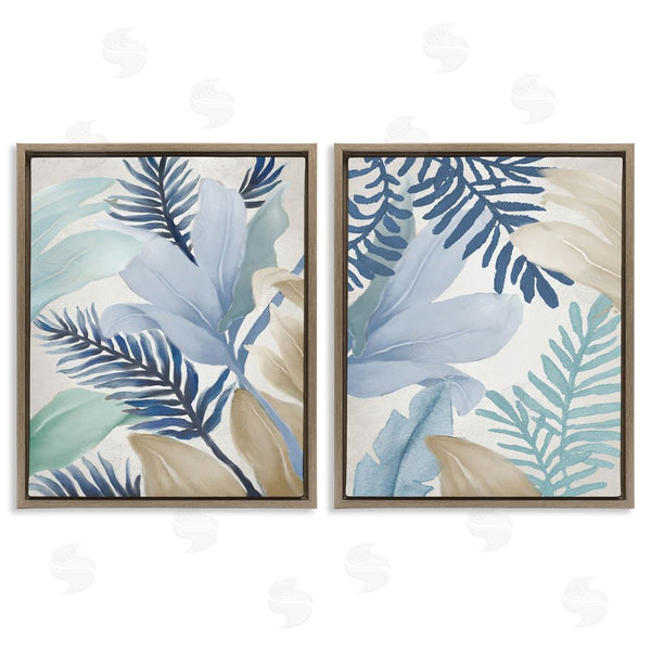 Stupell Industries Elizabeth Medley | Tropical Flower Petal Leaf Sprigs Wall Art