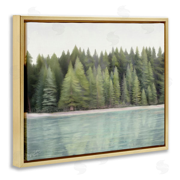 Stupell Industries Elizabeth Medley | Woodland Lake Shore