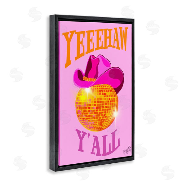 Stupell Industries Elizabeth Medley | Yeehaw Y'all Disco Cowboy Wall Art