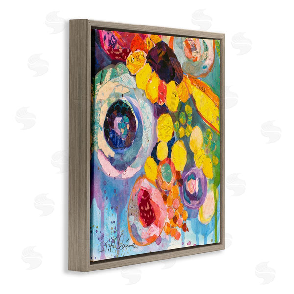 Stupell Industries Elizabeth St. Hilaire | Abstract Bold Flower Painting