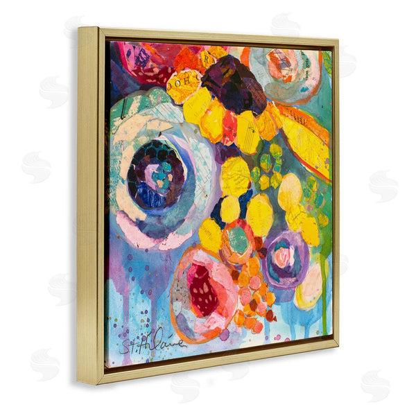 Stupell Industries Elizabeth St. Hilaire | Abstract Bold Flower Painting