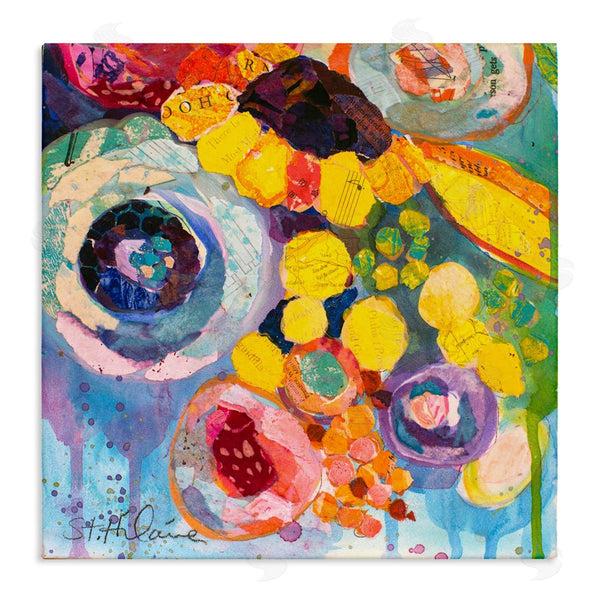 stupell industries Elizabeth St. Hilaire | Abstract Bold Flower Painting