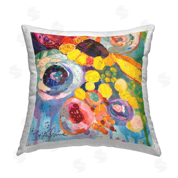 Stupell Industries Elizabeth St. Hilaire | Bold Blooms Abstract Printed Throw Pillow