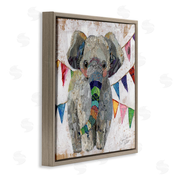 Stupell Industries Elizabeth St. Hilaire | Modern Elephant Painting