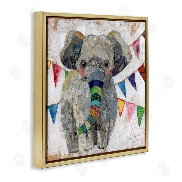 Stupell Industries Elizabeth St. Hilaire | Modern Elephant Painting