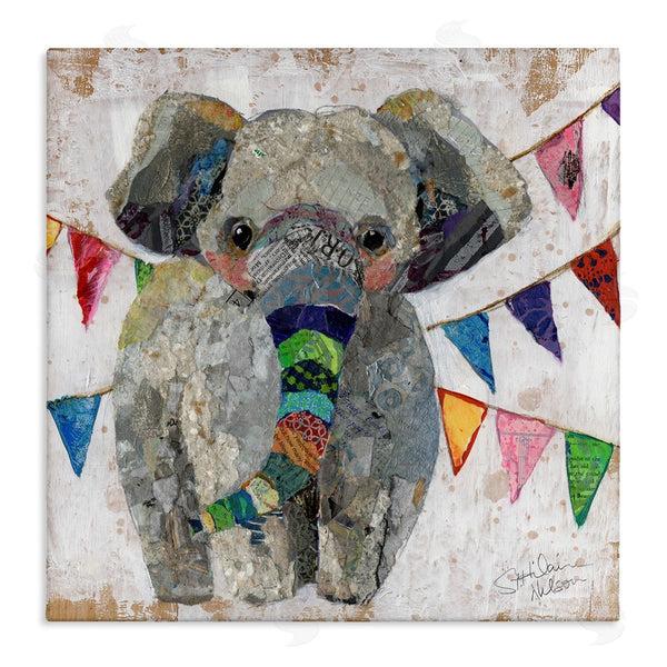 stupell industries Elizabeth St. Hilaire | Modern Elephant Painting