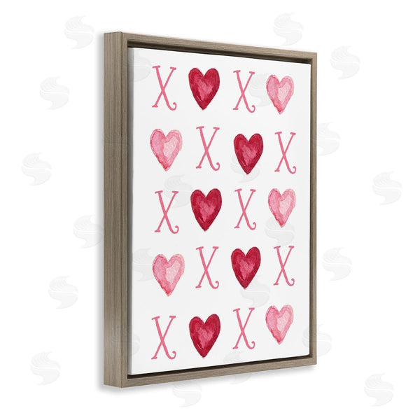 Stupell Industries Elizabeth Tyndal | Pink XOXO Hearts