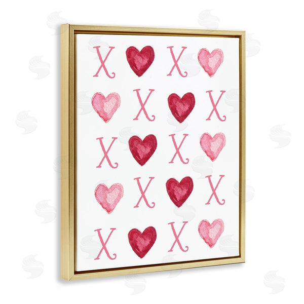 Stupell Industries Elizabeth Tyndal | Pink XOXO Hearts
