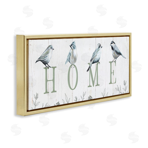 Stupell Industries Elizabeth Tyndall | Birds Perched Home Letters