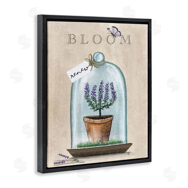 Stupell Industries Elizabeth Tyndall | Bloom And Renew Lavender Cloche