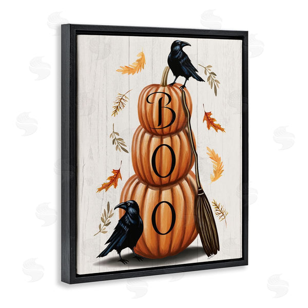 Stupell Industries Elizabeth Tyndall | Boo Crows & Pumpkins