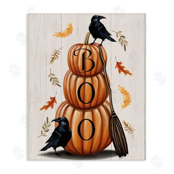 stupell industries Elizabeth Tyndall | Boo Crows & Pumpkins