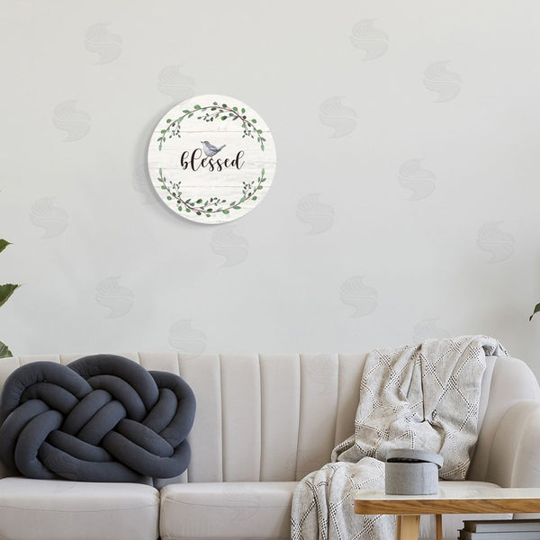 Stupell Industries Elizabeth Tyndall | Charming Blessed Phrase Wall Art