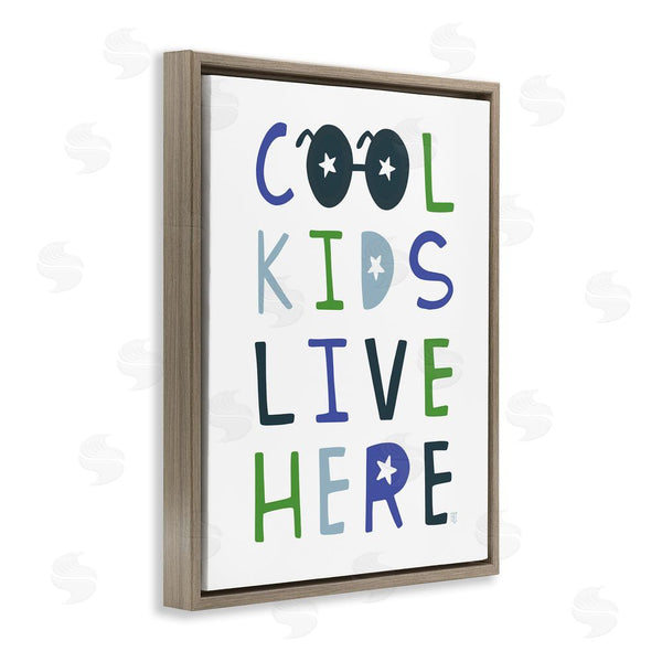 Stupell Industries Elizabeth Tyndall | Cool Kids Live Here Wall Art