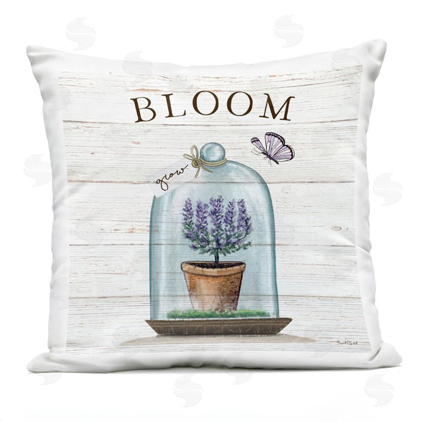 Stupell Industries Elizabeth Tyndall | Cottage Bloom In Bell Jar Throw Pillow